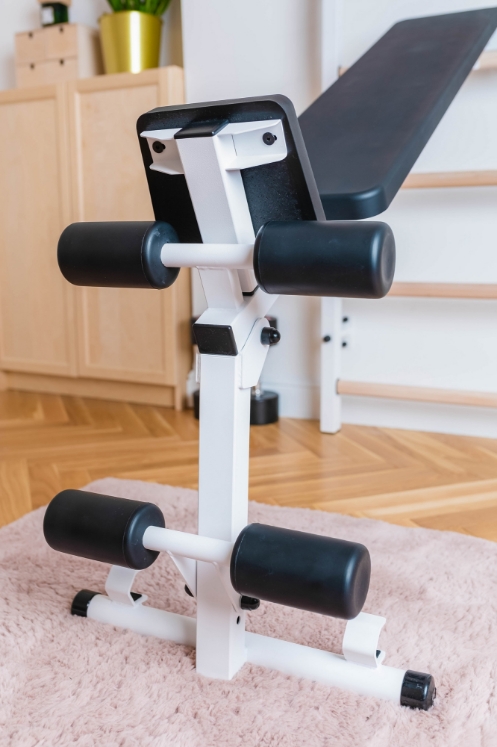 Poza cu Spalier BenchK 723W, cu bara de tractiune, suport spate si banca antrenament
