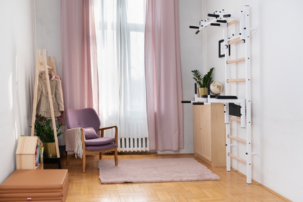 Spalier BenchK 232W, cu bara de tractiuni convertibila si 6 manere - 3 | YEO