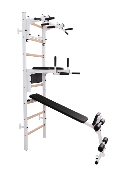 Spalier BenchK 233W, cu bara de tractiuni convertibila cu 6 manere si banca antrenament - 2 | YEO