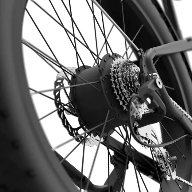 Poza cu Bicicleta electrica Allroad 2-in-1 Fat Tire, MorphRover, Freebeat
