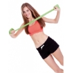 Poza cu Banda elastica fitness, latex, 1.20 m, SVELTUS, verde, medium