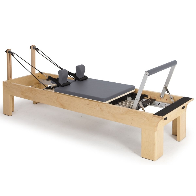 Poza cu Reformer Pilates Physio din Lemn Profesional – Pentru Recuperare și Fizioterapie