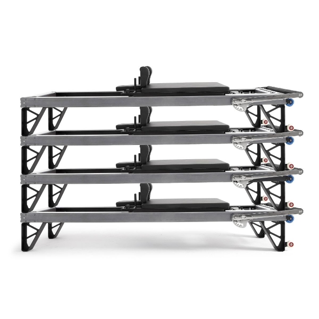 Poza cu Reformer Pilates Aluminum HL3 Profesional – Premium pentru Studiouri și Cluburi