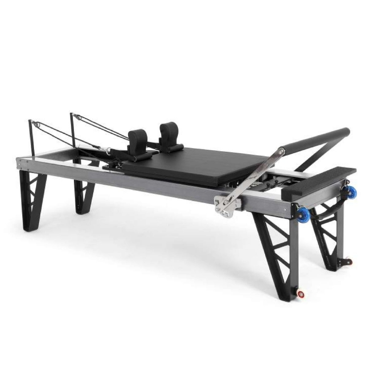 Poza cu Reformer Pilates Aluminum HL4 Profesional – Premium pentru Studiouri și Cluburi