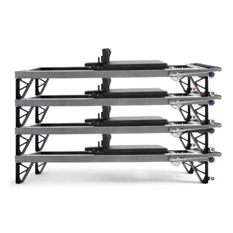 Poza cu Reformer Pilates Aluminum HL4 Profesional – Premium pentru Studiouri și Cluburi