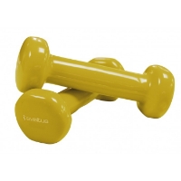 Poza cu Set gantere aerobic epoxy de 2x4 kg, Sveltus, galben