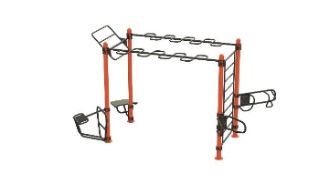 Poza cu STATIE DE ANTRENAMENT OUTDOOR FUNCTIONAL, ELEMENT FITNESS