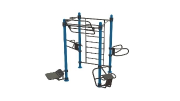 Poza cu STATIE DE ANTRENAMENT OUTDOOR FUNCTIONAL (8 Utilizatori), ELEMENT FITNESS