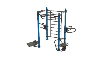 Poza cu STATIE DE ANTRENAMENT OUTDOOR FUNCTIONAL (8 Utilizatori), ELEMENT FITNESS