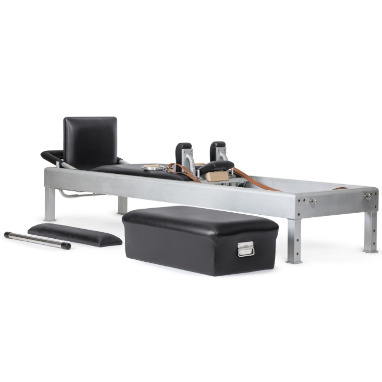 Poza cu Reformer Pilates Classic Profesional – Design Clasic pentru Studiouri Pilates