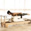 Poza cu Reformer Pilates Lignum Premium – Pentru Acasă și Studiouri Pilates