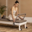 Poza cu Reformer Pilates Nubium Premium – Compact pentru Acasă și Studiouri Pilates