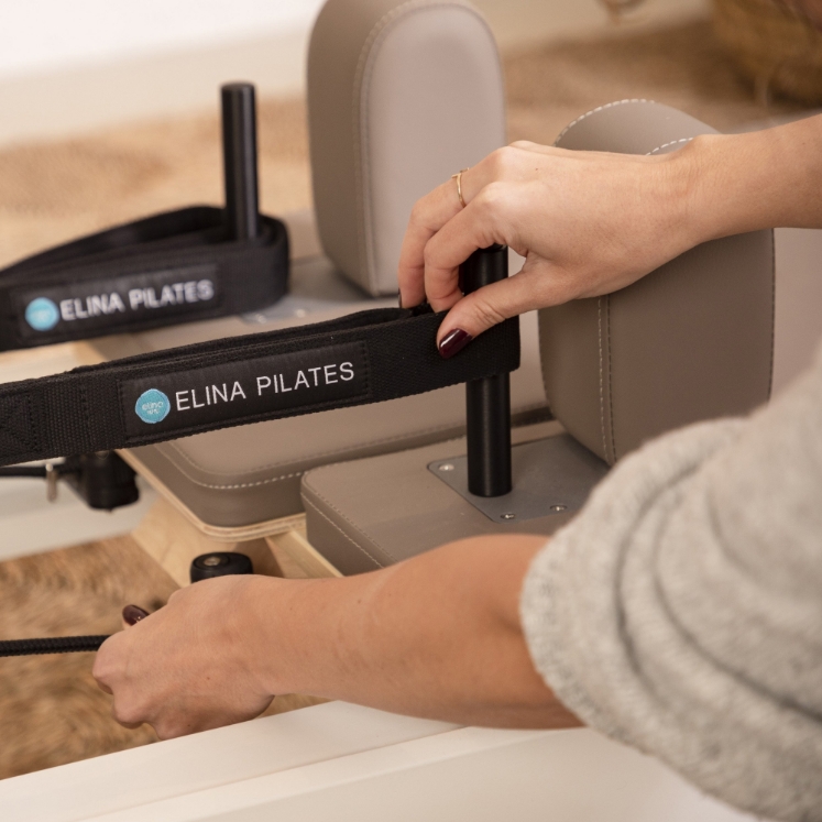 Poza cu Reformer Pilates Nubium Premium – Compact pentru Acasă și Studiouri Pilates
