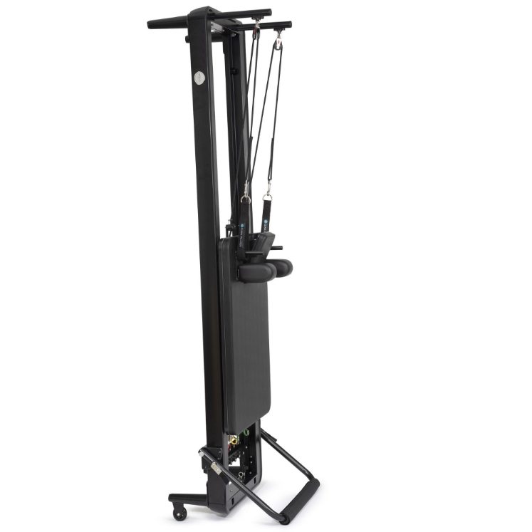 Poza cu Reformer Pilates Nubium Black Edition – Premium pentru Acasă și Studiouri