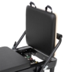 Poza cu Reformer Pilates Nubium Black Edition – Premium pentru Acasă și Studiouri
