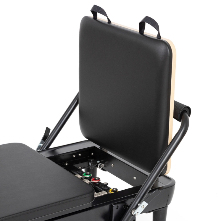 Poza cu Reformer Pilates Nubium Black Edition – Premium pentru Acasă și Studiouri
