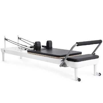 Poza cu Reformer Pilates Nubium Premium – Compact pentru Acasă și Studiouri Pilates