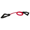 Poza cu Tub elastic fitness cu manere , extensor 1.16 m, Sveltus, rosu