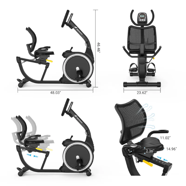 Poza cu Bicicleta orizontala MR-S19B1, Merach