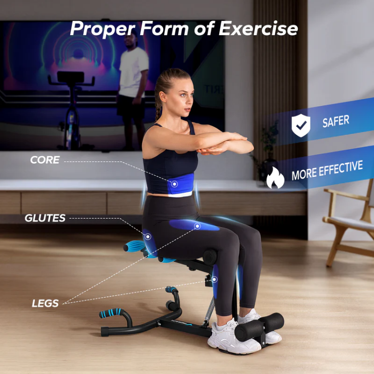 Poza cu Aparat pliabil pentru genoflexiuni, Squat Assist, Merach