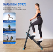 Poza cu Stepper vertical fitness, Merach, alb-gri