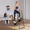 Poza cu Stepper vertical fitness, Merach, alb-gri