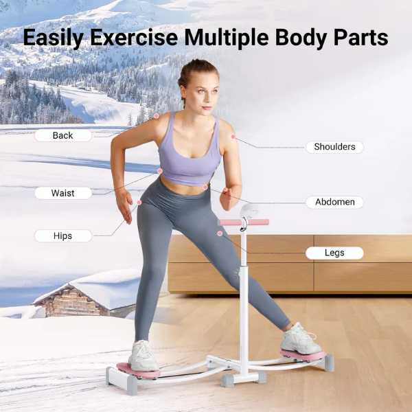 Aparat simulator de ski, Merach - 4 | YEO