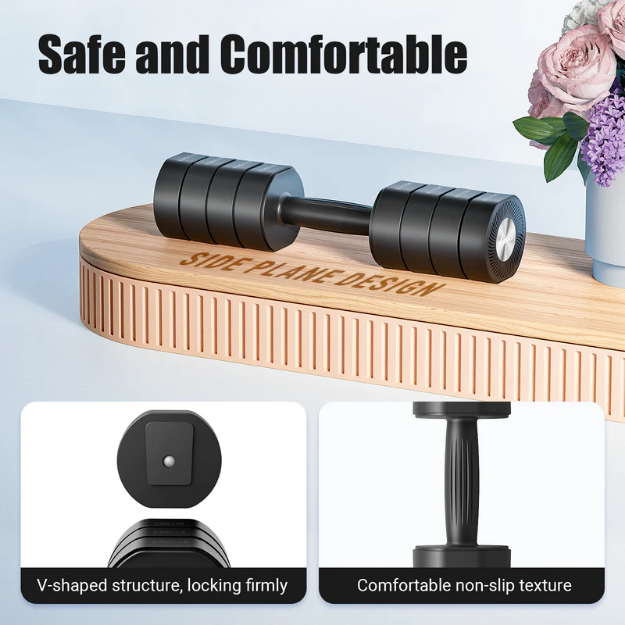 Poza cu Set gantere reglabile 8 kg (2x4kg) Merach