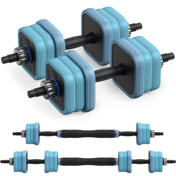 Poza cu Set Gantere reglabil 16 kg (2 x 8 kg), Merach