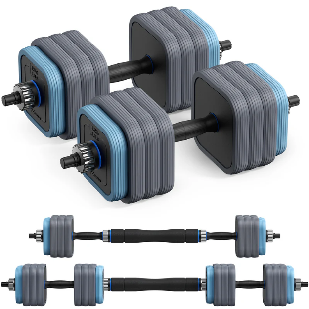 Poza cu Set Gantere reglabil 30 kg (2 x 15 kg), Merach
