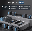 Poza cu Set Gantere reglabil 30 kg (2 x 15 kg), Merach