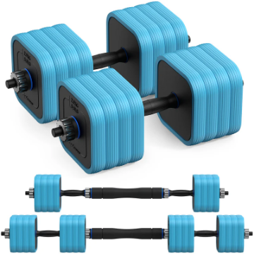 Poza cu Set Gantere reglabil 40 kg (2 x 20 kg), Merach
