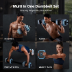 Poza cu Set Gantere reglabil 40 kg (2 x 20 kg), Merach