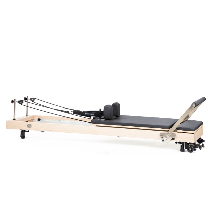 Poza cu Reformer Pilates Vertical pentru Acasă – Compact și Ușor de Depozitat