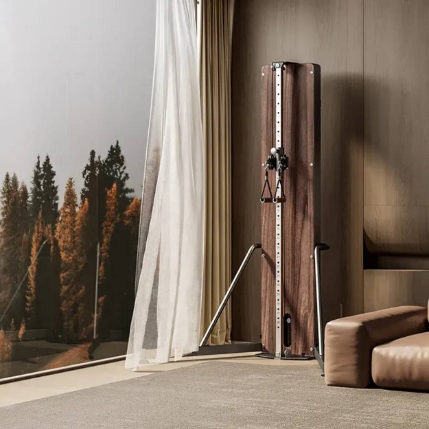 Poza cu Aparat fitness Multifunctional Cable Cross XH5, din otel si lemn, Merach