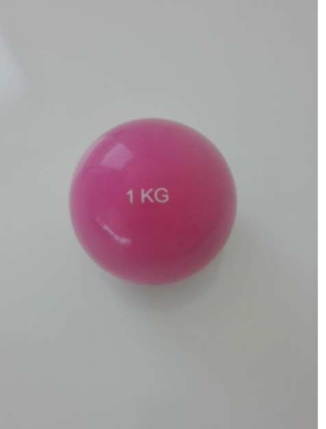 Poza cu Minge yoga 1kg Dayu Fitness 