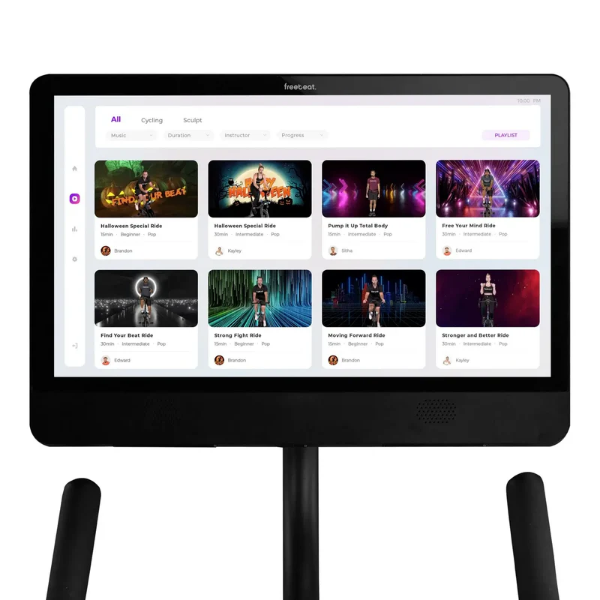 Lit Bike – Bicicleta Premium de interior, Negru, 60kg,  Freebeat - 3 | YEO