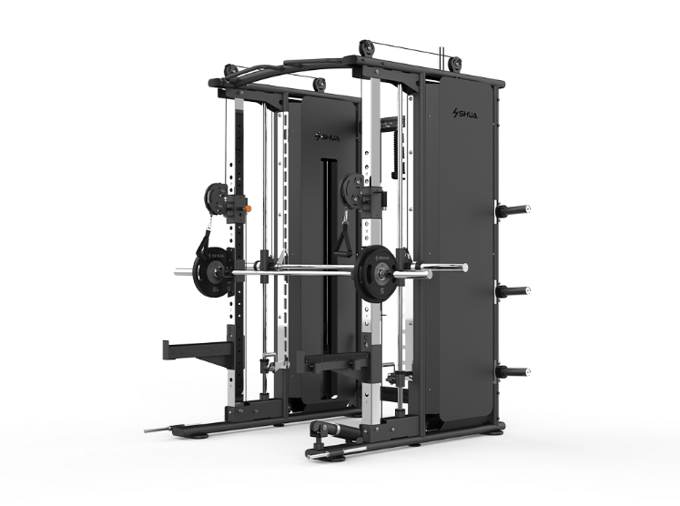 Poza cu SHUA SH-G7225 – Functional Trainer cu Smith Machine și Power Rack