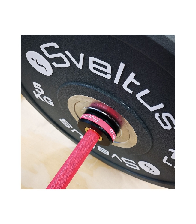 Poza cu Bară Olimpică Cérakote - Roz 15kg, Sveltus