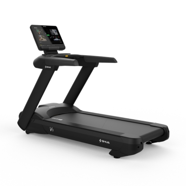 Poza cu Banda de alergare profesionala V9+, 6CP, 20 km/h, ecran tactil 21.5″ SHUA 