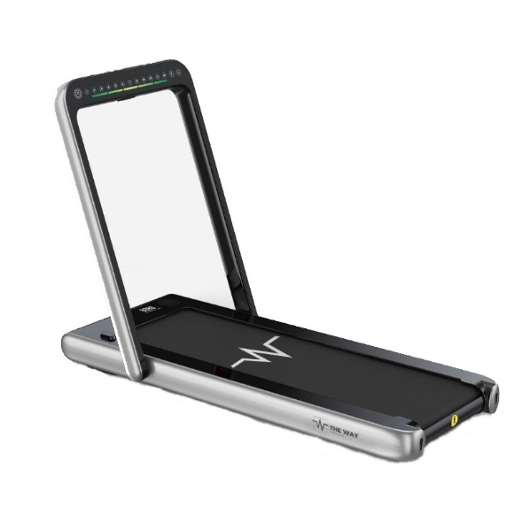 Banda de alergat T4000 plus argintiu, 12km/h, 1.75 CP, 90 kg, TheWay - Resigilat