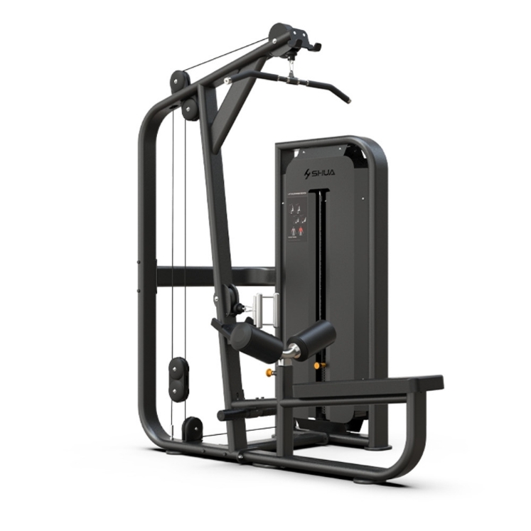 Poza cu Aparat profesional Lat Pulldown / Seated Row SHUA SH-G6892 – Tracțiuni și Ramat seria 68 Core