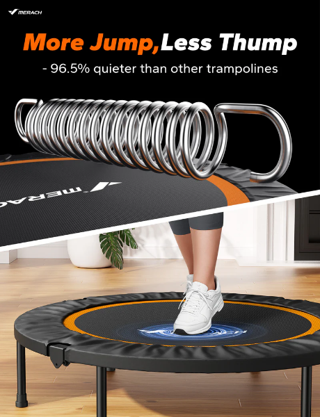 Trambulina fitness Ф102cm, MR-2420B1, Merach - 3 | YEO