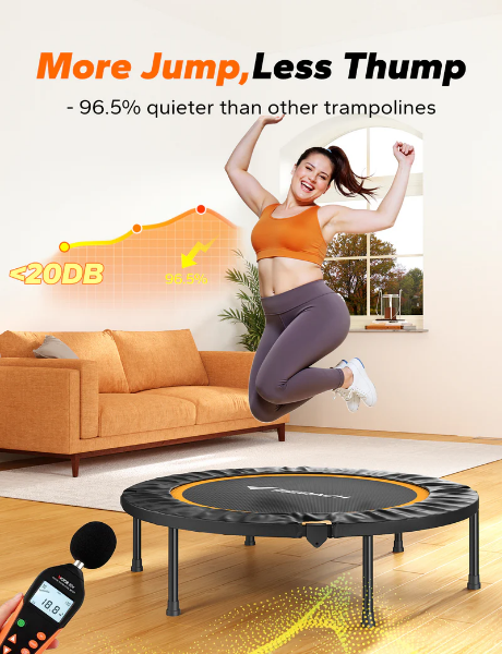 Trambulina fitness Ф102cm, MR-2420B1, Merach - 4 | YEO