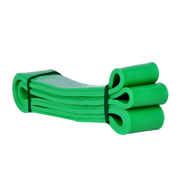 Poza cu Banda elastica de antrenament, Power Band, Verde, Rezistenta 22.7 - 54.4kg
