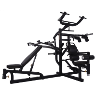 Poza cu Aparat multifunctional cu 3 statii WB-MS Powertec Negru