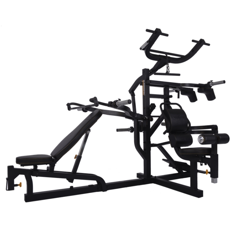 Poza cu Aparat multifunctional cu 3 statii WB-MS Powertec Negru