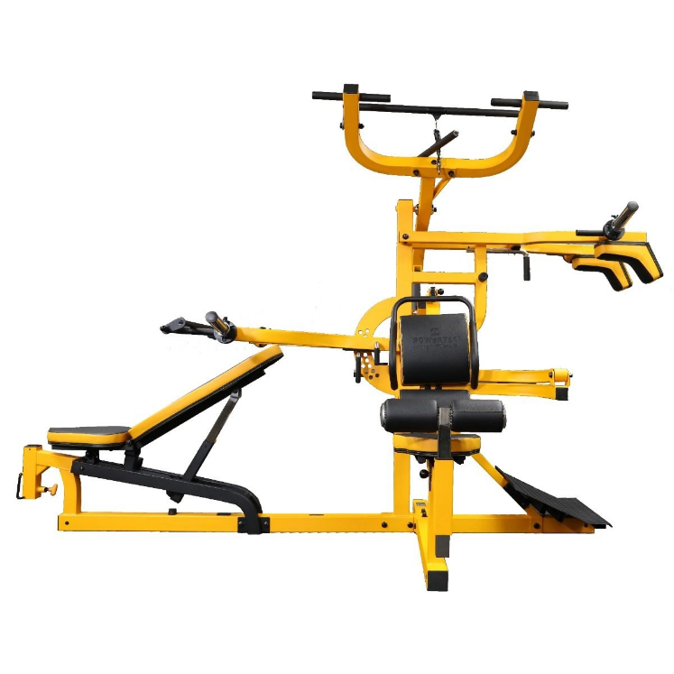 Poza cu Aparat multifunctional cu 3 statii WB-MS Powertec Galben