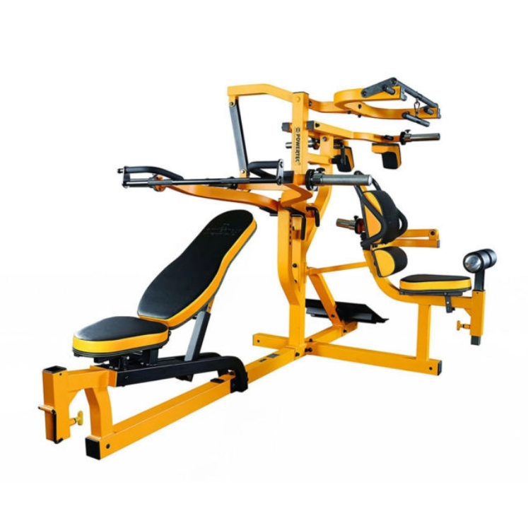 Poza cu Aparat multifunctional cu 3 statii WB-MS Powertec Galben