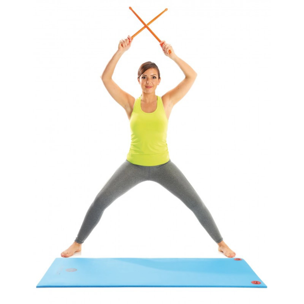 Poza cu Fit sticks 690 aerobic Sveltus, 0.5 kg, portocaliu